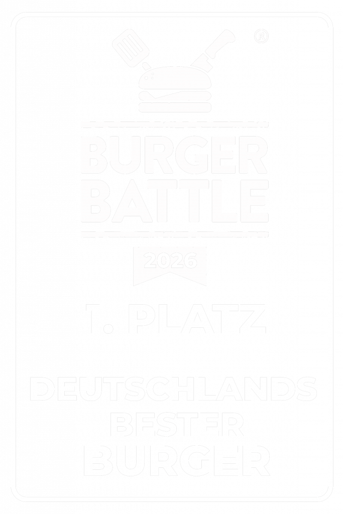 Aufkleber Bester Burger 2026 weiß